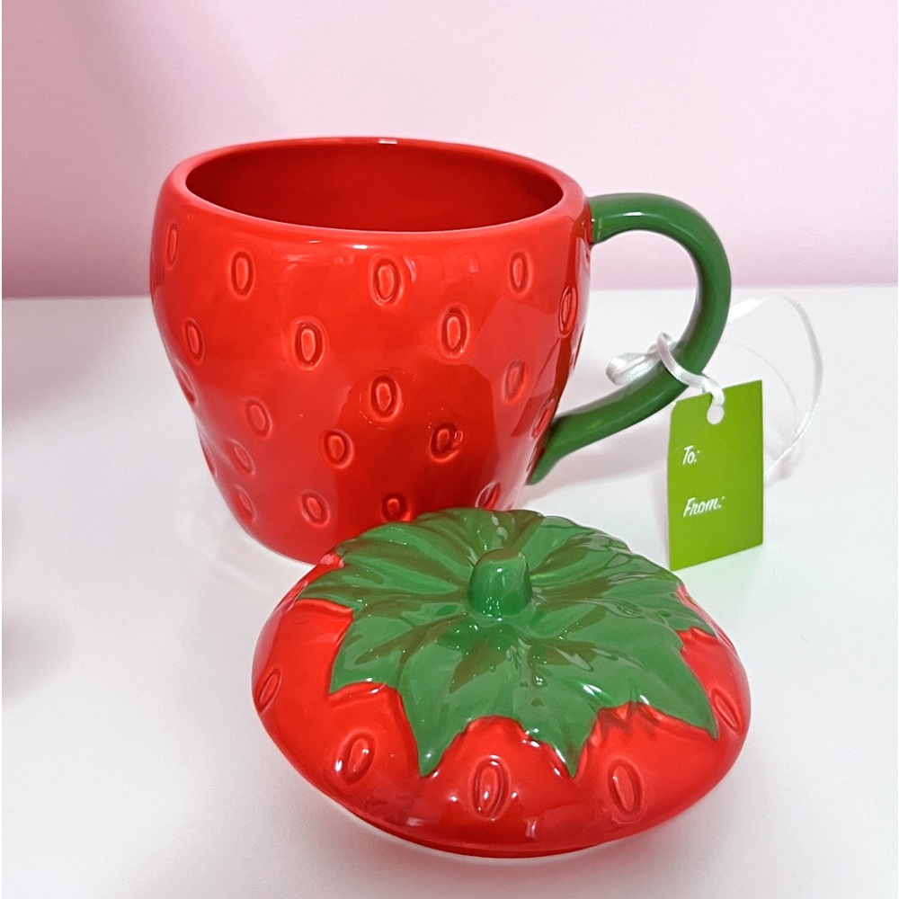 Cute Strawberry Mug 🍓